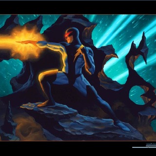 Nexus Statue Lithograph