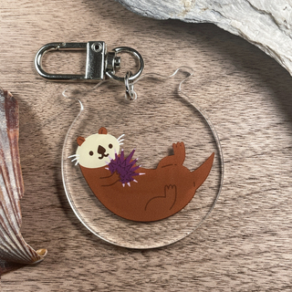 Sea Otter Acrylic Keychain