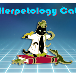 Herpetology Cat Pin