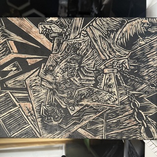 Limited Edition Woodblock print #1