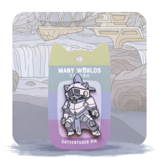 Knight Cat Pin