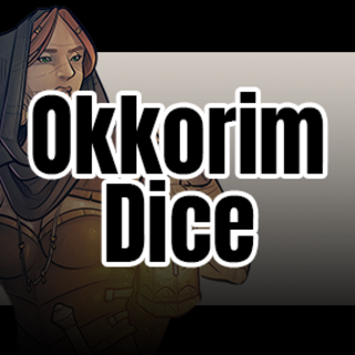 Custom Okkorim Dice Set