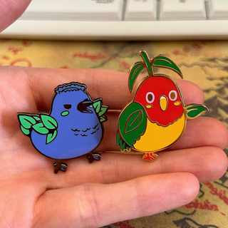 Birb Macedonia Hard Enamel Pin