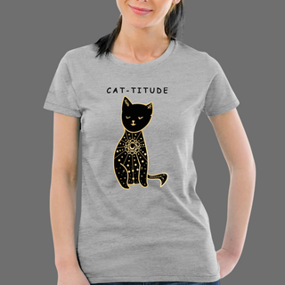 Cattitude – Feline Flair Cotton Comfort Tee