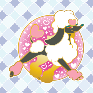 Furfrou Bark Types Enamel Pin