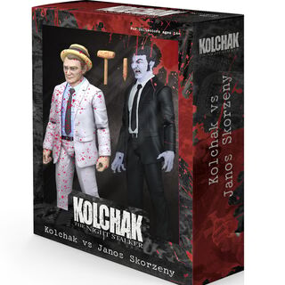 Blood Splattered Kolchak vs Janos Skorzeny 1/12 Scale Figures