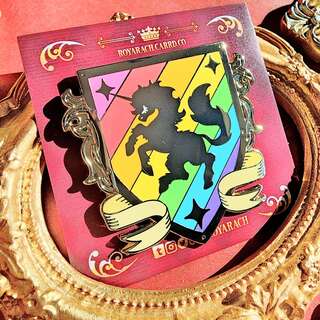 Past Heraldry Rainbow Pride Unicorn Pin