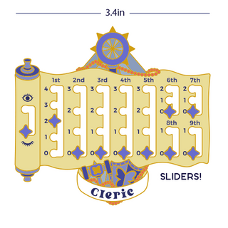Cleric Spell Slot Tracker Slider Pin