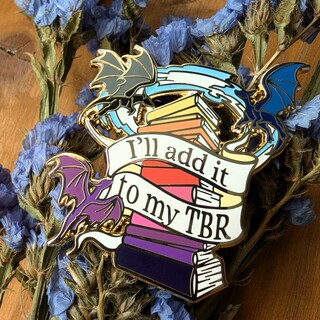 ill add it to my TBR enamel pin
