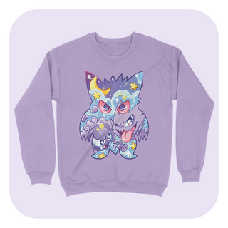 Magical Silhouettes Gengar (Lavender Variant) Sweatshirt