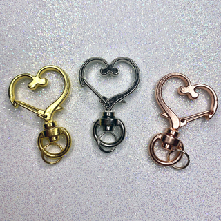 Heart keychain Accessory (for charms)