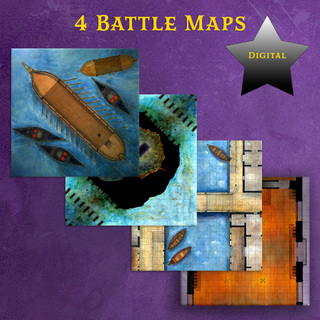 4 Battle-Maps for Serenissima Obscura – Digital