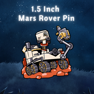 Curiosity Mars Rover Planetary Pin