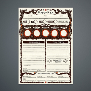 Character Sheet Pad