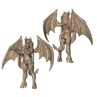 Succubus Standing Pose - Not Safe For Work