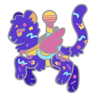 Neon Panther Pin