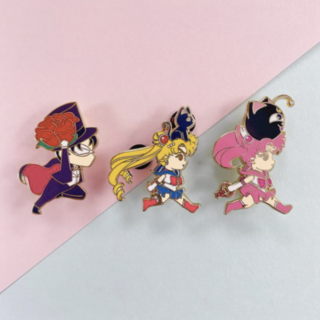 Moon Trio Pin Set