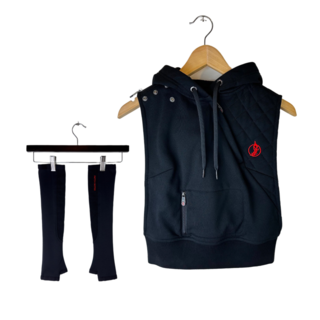 Martialist Sleeveless Hoodie