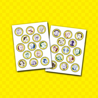Dick Tracy '61-'64 Sticker Pack