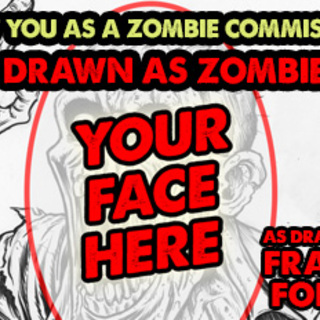 11x17 Original Art Zombie Commission