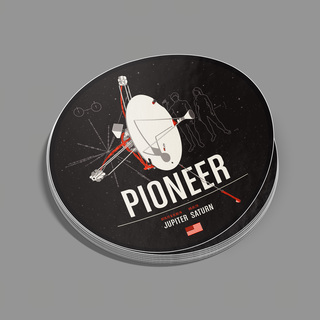 Pioneer 3.5" Mission Sticker