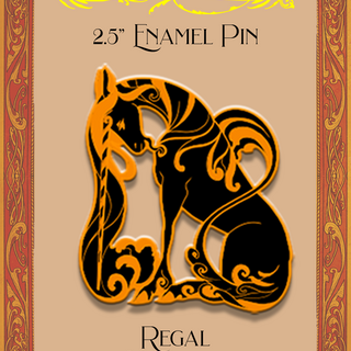 Regal Lythande Enamel Pin