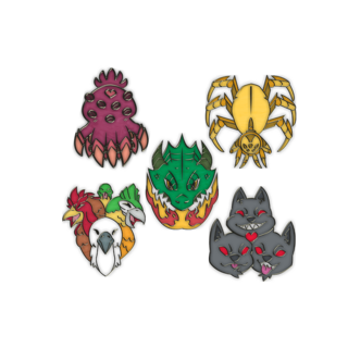 Fiendish Friends Pin Set #1