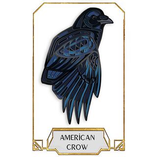 American Crow Pin