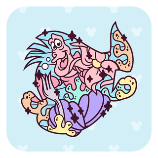 Magical Silhouette Flounder [Pin Club Exclusive]