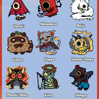Sticker Sheet Yokai