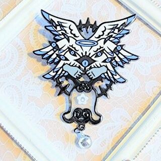 Blue Angel Bells Seraphim | 2.5 inch Biblically Accurate Angel Pin