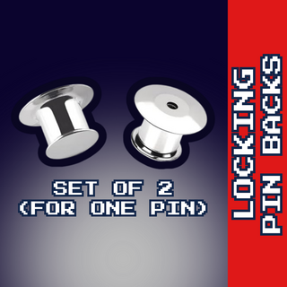 Locking Pin Backs (Set of 2 for ONE pin)