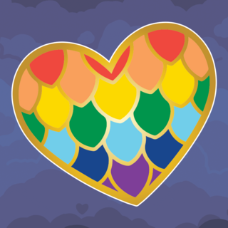 Dragon Heart Mini Pin