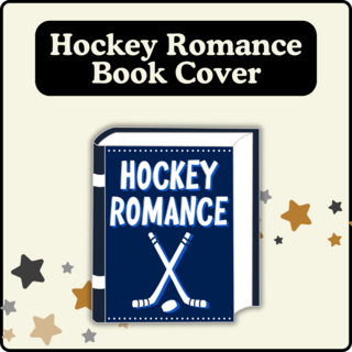 Hockey Romance Book Pin