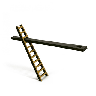 A Escada: Ultimate Balancing Wooden Ladder Art Toy from Spain