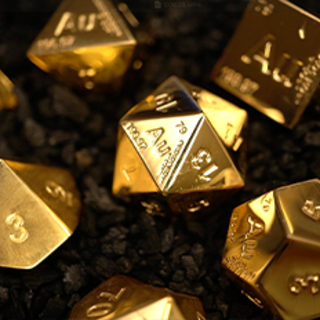 Polyhedral Set of Gold*Plated