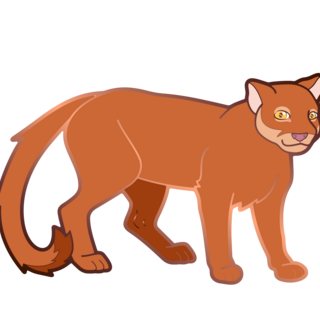 Big Cat Pin: Jaguarundi