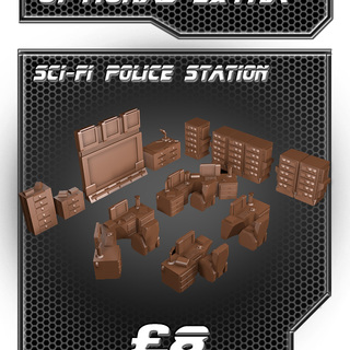 Sci-fi Police Station
