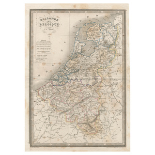 1838 ORIGINAL MAP - 07 - HOLLAND AND BELGIUM