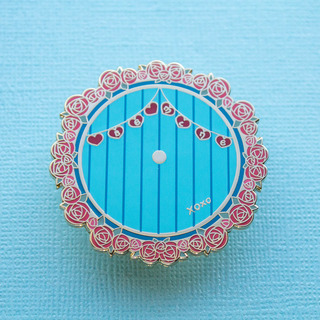 Valentine's Door Enamel Pin