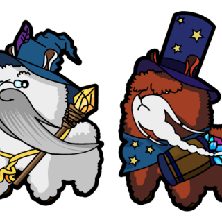 Alpacadamus magnet (2pcs)