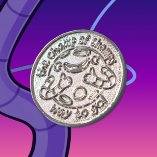 "The Champ Of Champs" Metal Coin