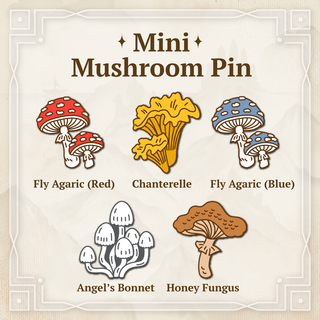 Mini Mushroom Pin