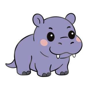 Malagasy Hippo Pin