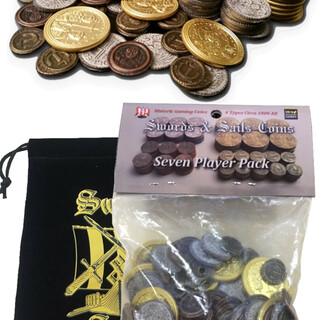 Historic Metal Coins 7 Player Pak