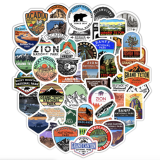 National Park Stickers 50pcs*