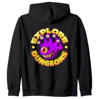 Explore Dungeons Hoodie, Black