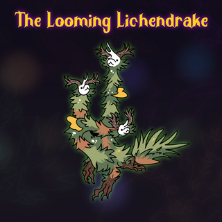 Lichendrake Enamel Pin