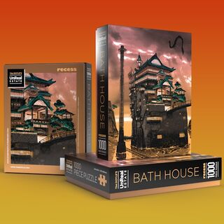 Bath House jigsaw puzzle by Tim Doyle