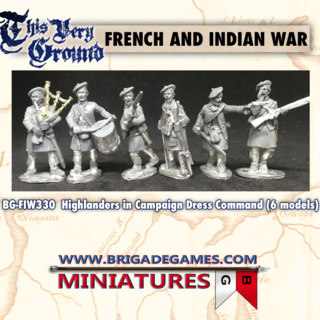 FIW330  Highlanders in Campaign Dress Command (6 models)
